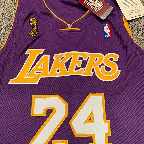 Kobe Bryant NBA JERSEY L.A. Lakers 2008-09 season, purple SZ. XL(48) - Picture 2 of 7